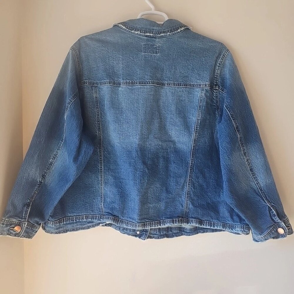 Universal Thread Denim Button Front Cotton Blend … - image 2